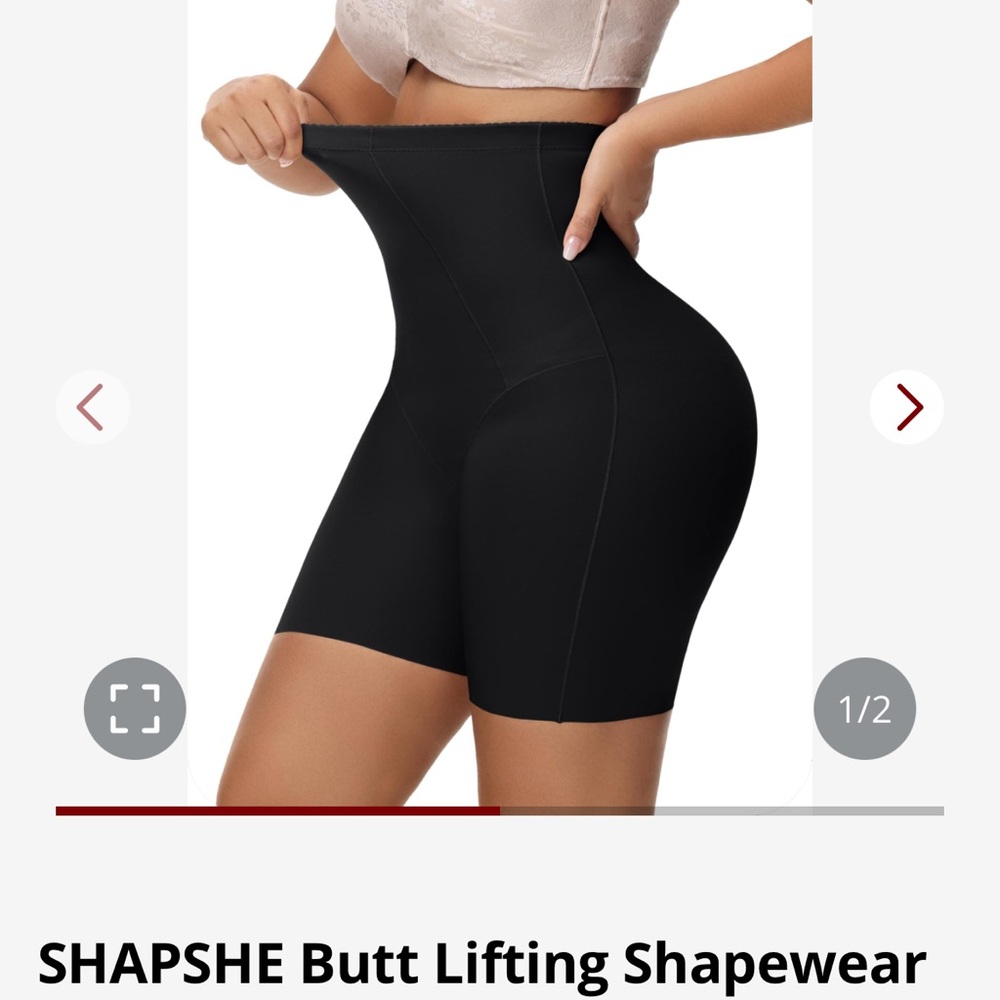 Women's Black Butt Lifting Shapewear